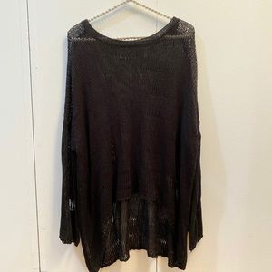 Loose-knit sweater